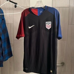 USMNT soccer jersey. Nike dri-fit. Men’s large but fits like a medium.